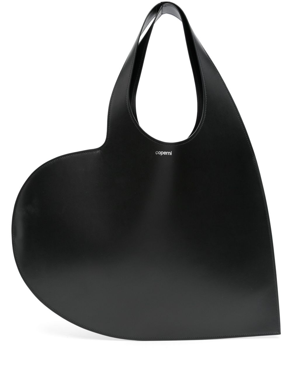COPBA14405BLK 하트 레더 핸드백